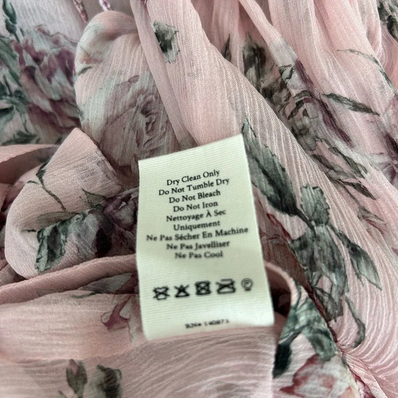 LoveShackFancy NWT Domino Top Pink Canopy Blouse Size S - Picture 8 of 14